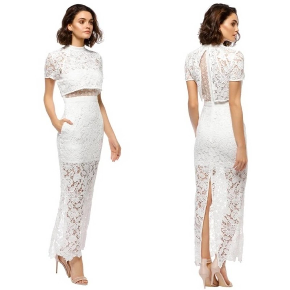 Self-Portrait Marcela Guipure Lace Bridal Gown Size 2